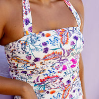 The Aleta One Piece - Eco Nylon - Botanical Floral - Classic