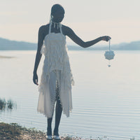 Button Bow Sphere - Cloud