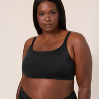 The Maui Bikini Top - Eco Nylon - Black