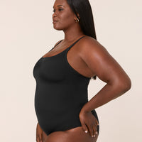 The Amalfi One Piece - Eco Nylon - Black - Long Torso