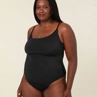 The Fiji One Piece - Eco Nylon - Black - Long Torso