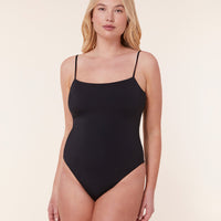 The Cabarete One Piece - Eco Nylon - Black - Long Torso