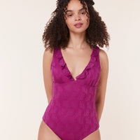 The Nemale One Piece - Floral Lace - Aurora - Classic