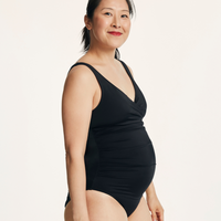The Cala Maternity One Piece - Eco Nylon - Black - Classic