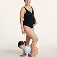 The Cala Maternity One Piece - Eco Nylon - Black - Classic