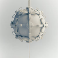 Button Bow Sphere - Porcelain