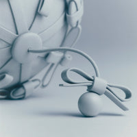 Button Bow Sphere - Cloud