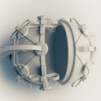 Button Bow Sphere - Porcelain