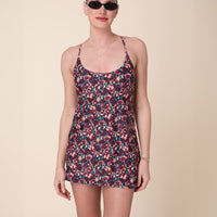 Andie X Lands' End Tugless Fiji Swim Dress - Eco Nylon - Multi Floral