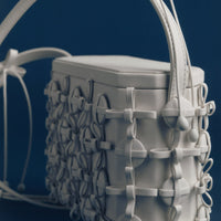 Button Bow Box - Porcelain