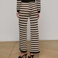 Gaelle Pointelle Knit Pant