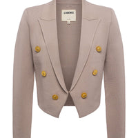 Elio Cropped Knit Blazer