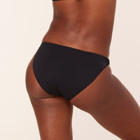 The Bonita Bikini Bottom - Eco Nylon - Black