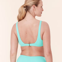 The Rye Bikini Top - Wide Rib - Opal