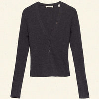 ALBANIE TOP -- CHARCOAL GREY