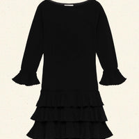 AMELINA DRESS -- BLACK