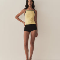 ANGIE RINGER TANK -- WILD HONEYSUCKLE