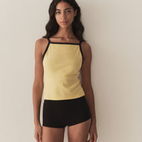 ANGIE RINGER TANK -- WILD HONEYSUCKLE