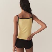 ANGIE RINGER TANK -- WILD HONEYSUCKLE