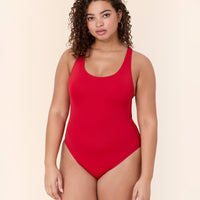 The Tulum One Piece - Eco Nylon - Cherry Red - Classic