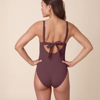 The Honolulu One Piece - Eco Nylon - Mink - Long Torso