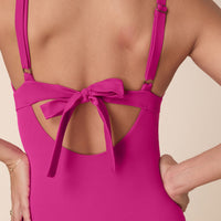 The Honolulu One Piece - Eco Nylon - Fuchsia - Classic