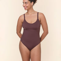 The Honolulu One Piece - Eco Nylon - Mink - Long Torso