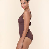 The Honolulu One Piece - Eco Nylon - Mink - Long Torso