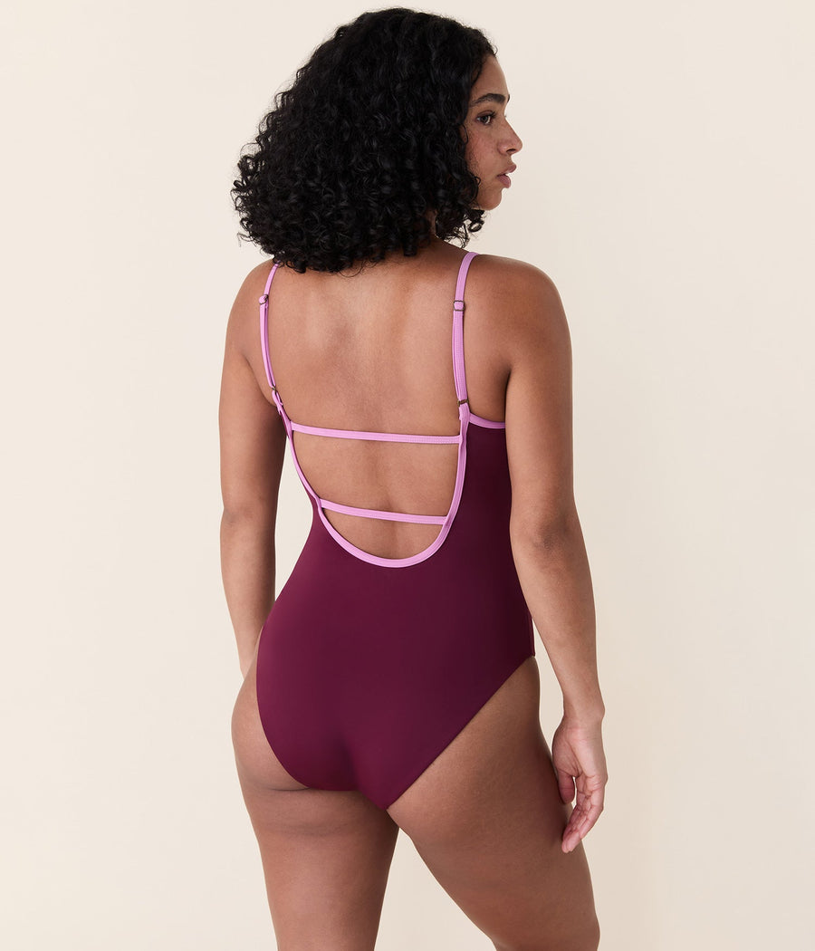 The Bells One Piece - Eco Nylon - Brandy - Classic