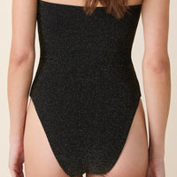 The Kauai One Piece - Lurex Rib - Black - Classic
