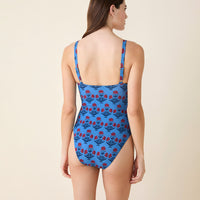 The Marco One Piece - Eco Nylon - Blue Dandelion - Classic