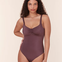The Nadi One Piece - Satin - Licorice - Long Torso