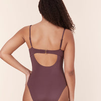 The Nadi One Piece - Satin - Licorice - Long Torso