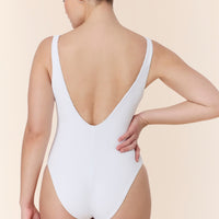 The Ibiza One Piece - Eco Ribbed - White - Classic