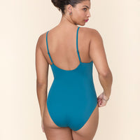 The Sicily One Piece - Eco Nylon - Ocean - Long Torso