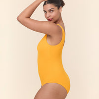 The Bonita One Piece - Wide Rib - Tangerine - Classic