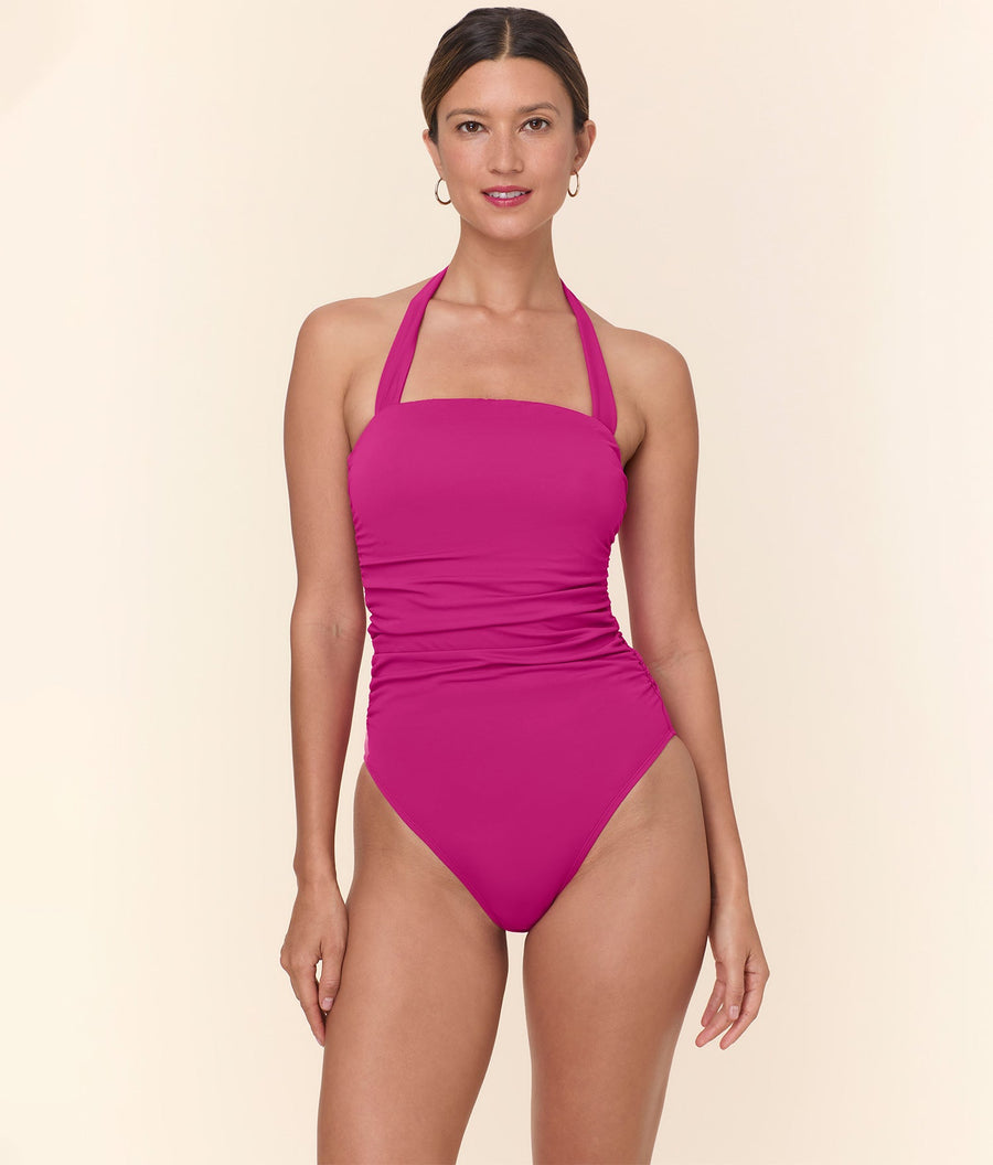 The Aleta One Piece - Eco Nylon - Fuchsia - Classic