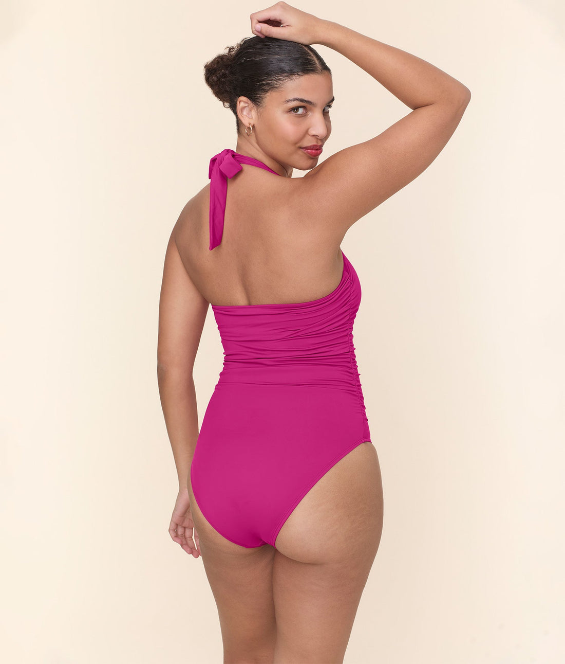 The Aleta One Piece - Eco Nylon - Fuchsia - Classic