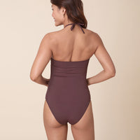 The Zoe One Piece - Eco Nylon - Mink - Classic