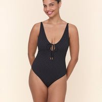 The Sicily One Piece - Eyelet - Black Eyelet - Classic