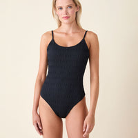 The Lucaya One Piece - Smocked - Black - Classic