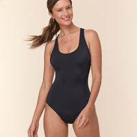 The Tulum One Piece - Eco Nylon - Black - Classic - Full Coverage