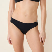 The Classic Bikini Bottom - Flat - Black