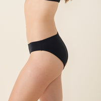The Classic Bikini Bottom - Flat - Black