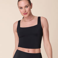 The Siren Swim Tank - Flat - Black