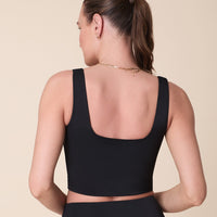 The Siren Swim Tank - Flat - Black