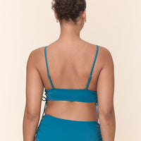 The Elba Bikini Top - Eco Nylon - Ocean