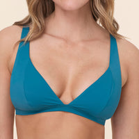 The Maddalena Bikini Top - Eco Nylon - Ocean