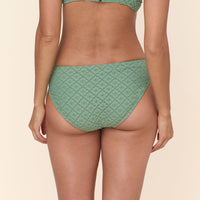 The Classic Bikini Bottom - Eyelet - Eucalyptus