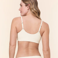 The Maui Bikini Top - Textured Weave - Gardenia